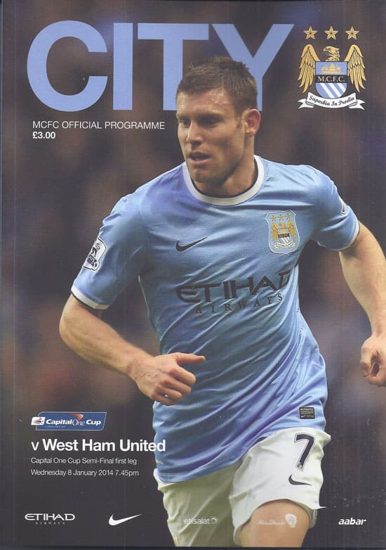 Manchester City FC v West Ham United FC